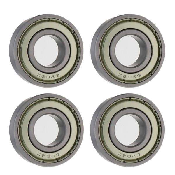 Lot de 4 roulements à billes 6202ZZ - 15 x 35 x 11 mm - Avec double blindage pré-lubrifiés pour moteurs électriques, machines électriques – Image 3