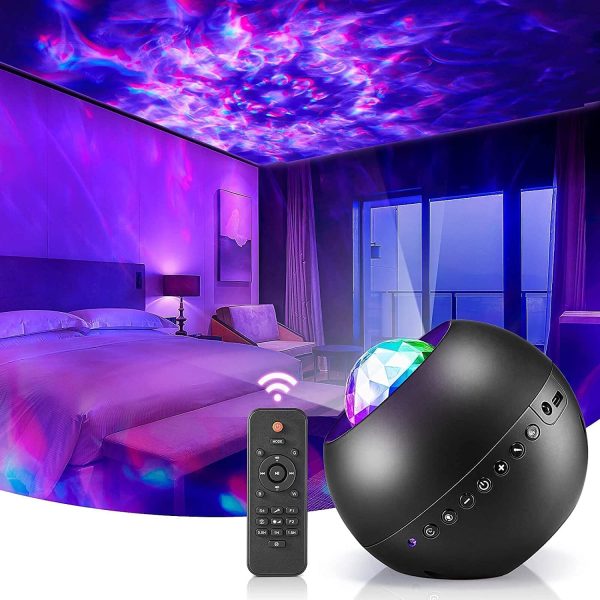 Projecteur Ciel Etoile, Projecteur Galaxie Avec Bruit Blanc, Bluetooth Veilleuse Enfant Bébé, 20 Lumiere Led Planetarium Projecteur Ciel Etoile Led, Lampe Galaxie Plafond Projecteur Adulte – Image 4