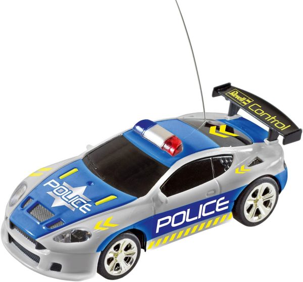 Revell Control - Mini RC Voiture de Police radiocommandé, 23559, Blanc – Image 4