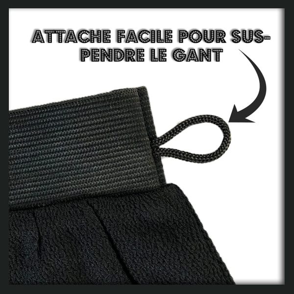 2X Gant Exfoliant, Gant De Crin, Gant Kessa, Hammam, Gommage naturel Et Efficace, Corps Et Visage Femme Et Homme, Nettoie Et Purifie La Peau Et Élimine Les Cellules Mortes, avec ou sans Savon Noir