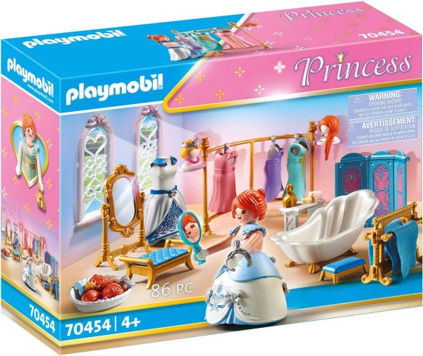 Playmobil Salle de Bain Royale avec Dressing, Coffre de Figurine 70454 Multicolore de 4 Ans – Image 4