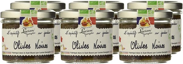 Lucien Georgelin Tartinable Olives Noires Bio 100g - Pack de 6 – Image 3