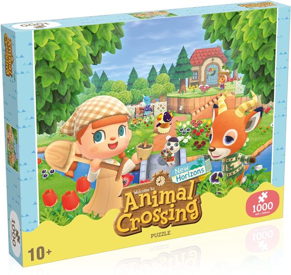 Winning Moves- Nintendo Puzzle Animal Crossing 1000 Pieces, WM00952-ML1-6, Multicolore – Image 2