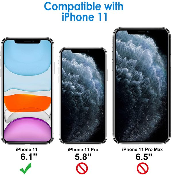 Coque Compatible avec iPhone 11 (2019) 6,1", Shock-Absorption et Anti-Rayures, Housse Transparente Antichoc (HD Clair) – Image 3