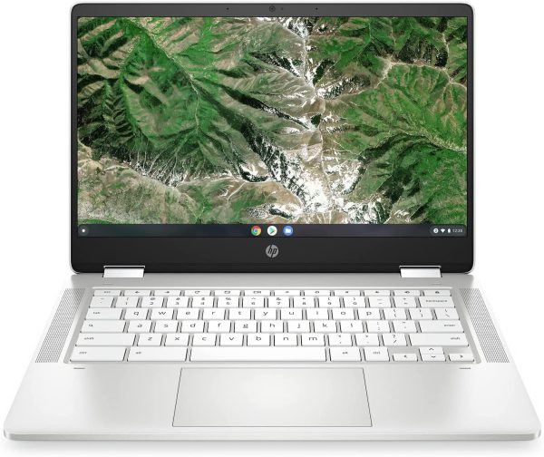 Chromebook x360 14a-ca0000sf Ordinateur Portable Convertible et Tactile 14" HD (Intel Celeron, RAM 4 Go, eMMC 64 Go, Chrome OS) AZERTY – Image 4