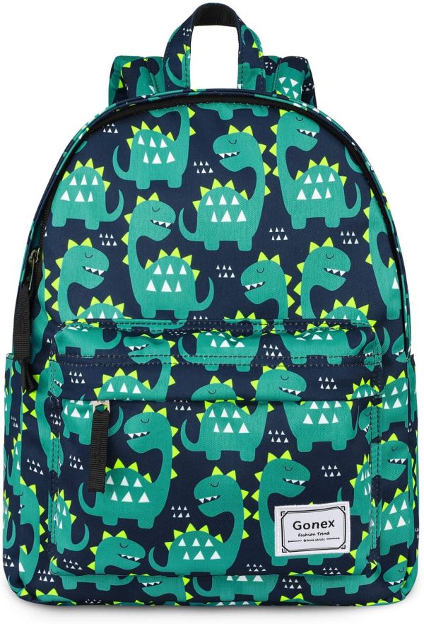 Gonex Sac à Dos Enfant Garçon Dinausaure Cartable Scolaire Maternelle en Toile Ultra léger – Image 5