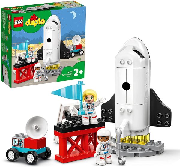 LEGO 10944 Duplo Town Mission de la Navette Spatiale, Jeu pour Les Enfants de 2 Ans et Plus avec des Figurines d'Astronautes – Image 3