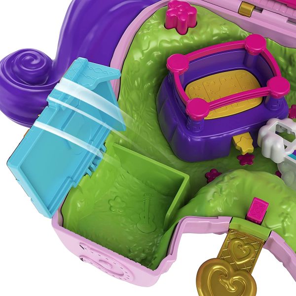 Polly Pocket coffret Licorne en Fête avec mini-figurines Polly et Lila, plusieurs zones de jeu, 25 surprises et accessoires, jouet pour enfant, GVL88 – Image 8