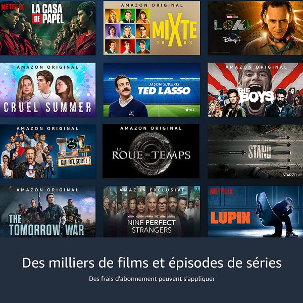 Fire TV Stick avec télécommande vocale Alexa (avec boutons de contrôle de la TV) | Appareil de streaming HD