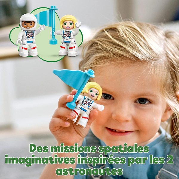 LEGO 10944 Duplo Town Mission de la Navette Spatiale, Jeu pour Les Enfants de 2 Ans et Plus avec des Figurines d'Astronautes – Image 7