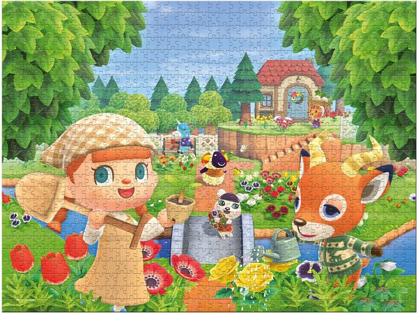 Winning Moves- Nintendo Puzzle Animal Crossing 1000 Pieces, WM00952-ML1-6, Multicolore – Image 3