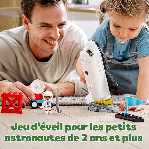 LEGO 10944 Duplo Town Mission de la Navette Spatiale, Jeu pour Les Enfants de 2 Ans et Plus avec des Figurines d'Astronautes – Image 6